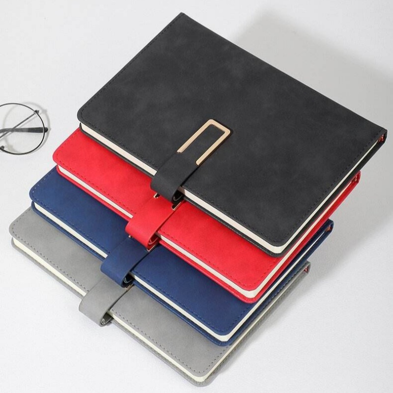Leather Work Notebook - สมุดบันทึกหนังวินเทจขนาด A5 ปกอ่อน สำหรับเขียนบันทึก ใช้ในงานประชุมธุรกิจ ชีวิตในมหาวิทยาลัย