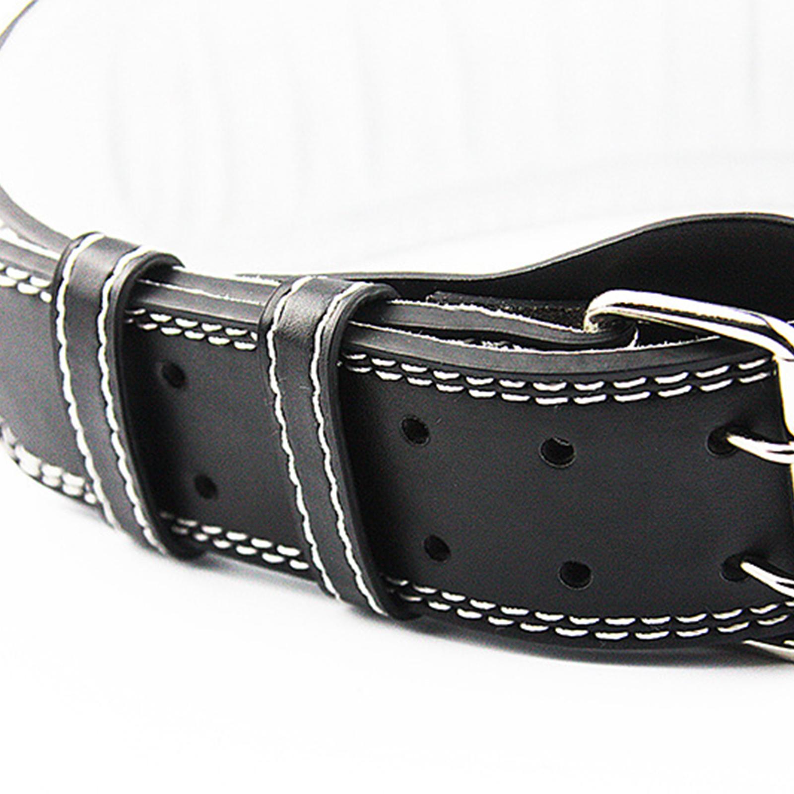 Leather Workout Belt - เข็มขัดยกน้ำหนักหนังแท้ กว้าง 4.5 นิ้ว สำหรับพาวเวอร์ลิฟติ้ง ยกน้ำหนัก