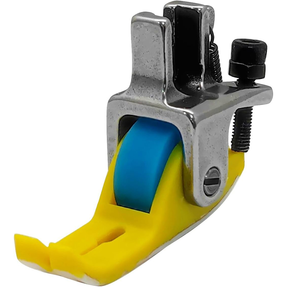 Leatherwork Press - ตีนผีเหล็กแบบแคบสำหรับจักรเย็บผ้าอุตสาหกรรมแบบเข็มเดี่ยว ยี่ห้อซิงเกอร์ บราเธอร์ จูกิ สำหรับเย็บหนัง อุปกรณ์เสริมจักรเย็บผ้า