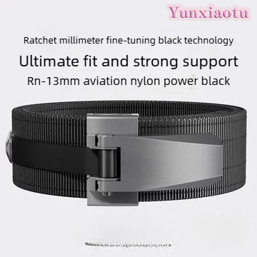 Leather Workout Belt - เข็มขัดยกน้ำหนักแบบมีคันโยก หนา 13 มม. ทำจากหนังแท้ สำหรับใช้ในยิม