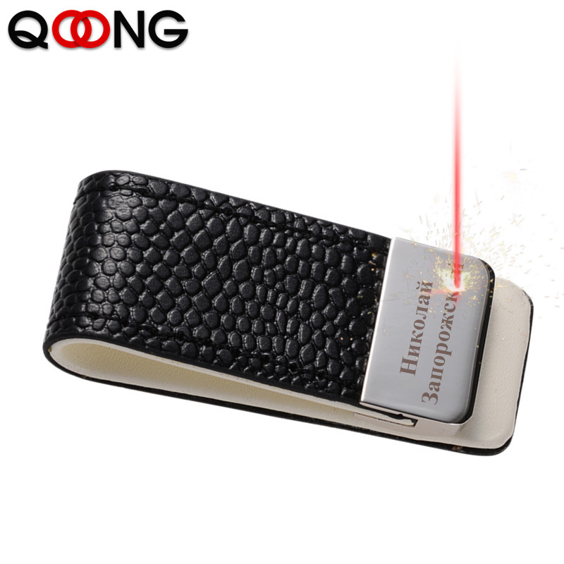 Leatherwork Clamp - QOONG คลิปเงินสด CLAMP แบบพกพาหนังคลิปเงินกระเป๋าสตางค์สําหรับกระเป๋าโลหะเงินผู้ถือคลิป ML1-046