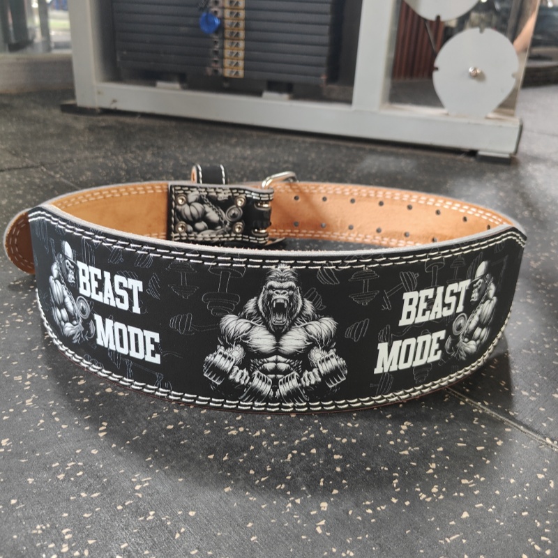 Leather Workout Belt - ผู้ชายเข็มขัดยกน้ําหนัก GYM ผู้หญิงเข็มขัดยกน้ําหนัก Heavy Strength Training