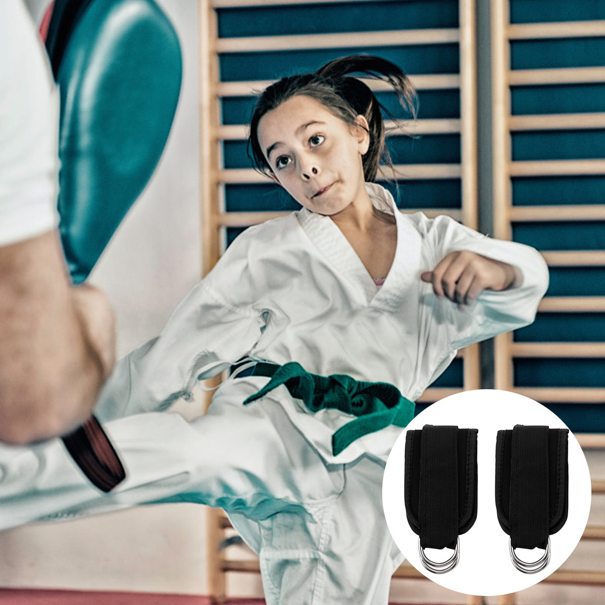 สายรัดข้อเท้าอเนกประสงค์ 1 คู่ - Leather Workout Belt บทวิจารณ์และราคา