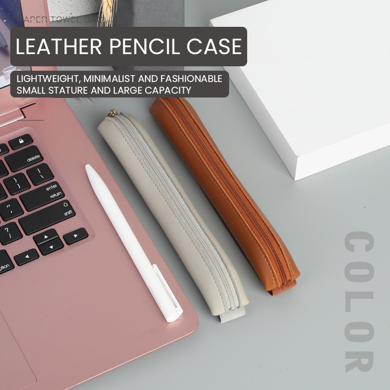 ที่ใส่ปากกาหนัง PU มีซิปเคสปาก - Leather Work Notebook บทวิจารณ์และราคา