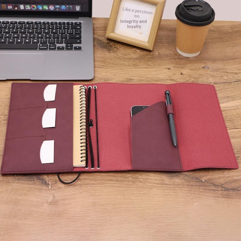 สมุดโน้ตแบบเติมได้รุ่นใหม่ ขนา - Leather Work Notebook บทวิจารณ์และราคา