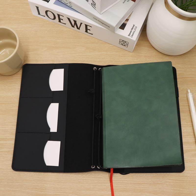 สมุดโน้ตแบบเติมได้รุ่นใหม่ ขนา - Leather Work Notebook บทวิจารณ์และราคา