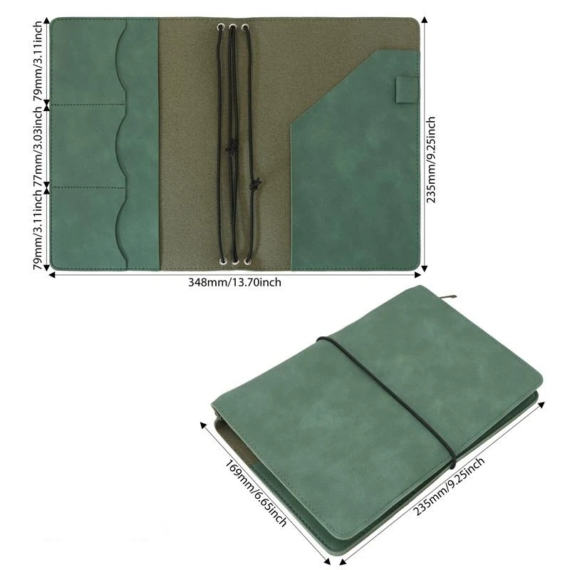 สมุดโน้ตแบบเติมได้รุ่นใหม่ ขนา - Leather Work Notebook บทวิจารณ์และราคา