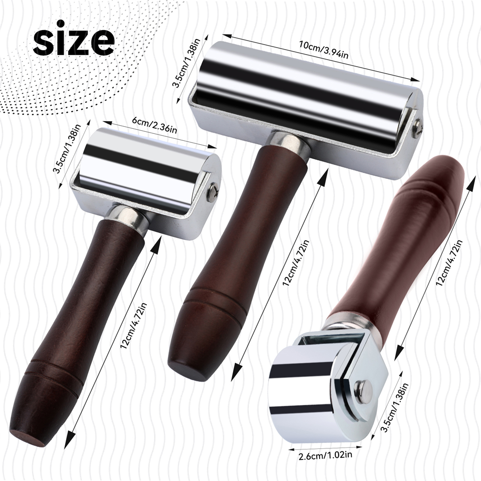 KRABALL หนัง Press Edge Roller - Leatherwork Press บทวิจารณ์และราคา