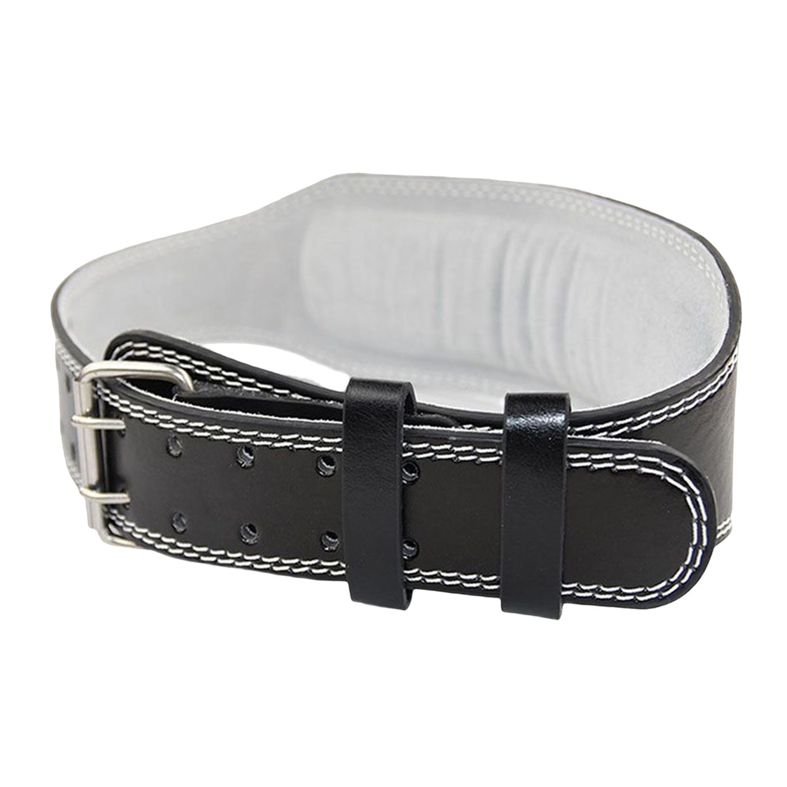 เข็มขัดยกน้ำหนักหนังแท้ กว้าง  - Leather Workout Belt บทวิจารณ์และราคา