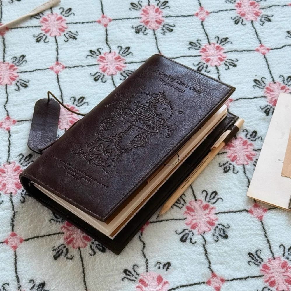สมุดโน้ตสีดำสไตล์วินเทจ หนัง P - Leather Work Notebook บทวิจารณ์และราคา