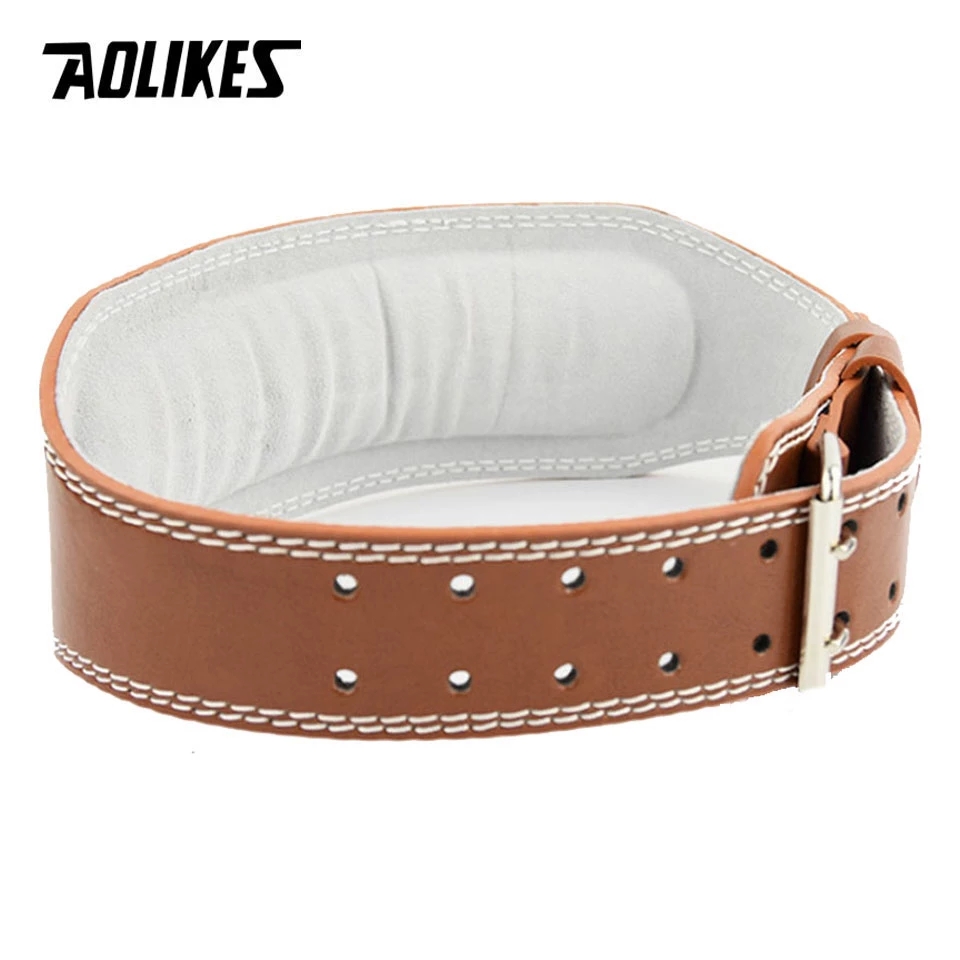 AOLIKES ใหม่กว้างเข็มขัดยกน้ํา - Leather Workout Belt บทวิจารณ์และราคา