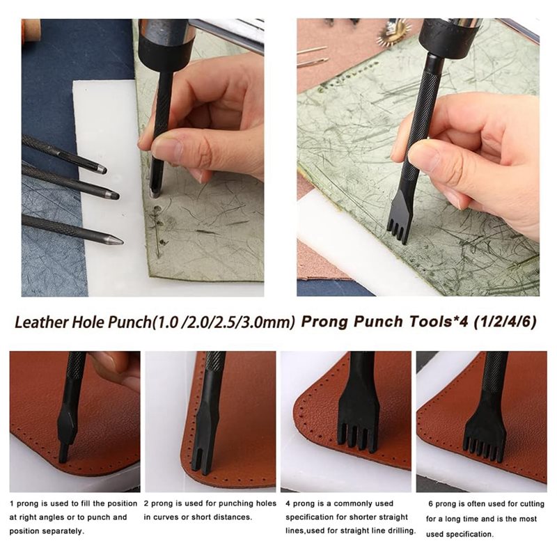 ชุดเครื่องมือสำหรับงานหนัง 66  - Beginner Leatherwork Kit บทวิจารณ์และราคา