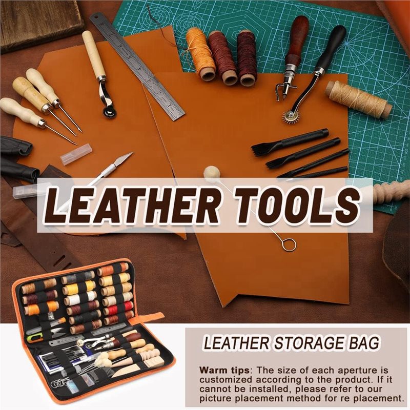 ชุดเครื่องมือสำหรับงานหนัง 66  - Beginner Leatherwork Kit บทวิจารณ์และราคา