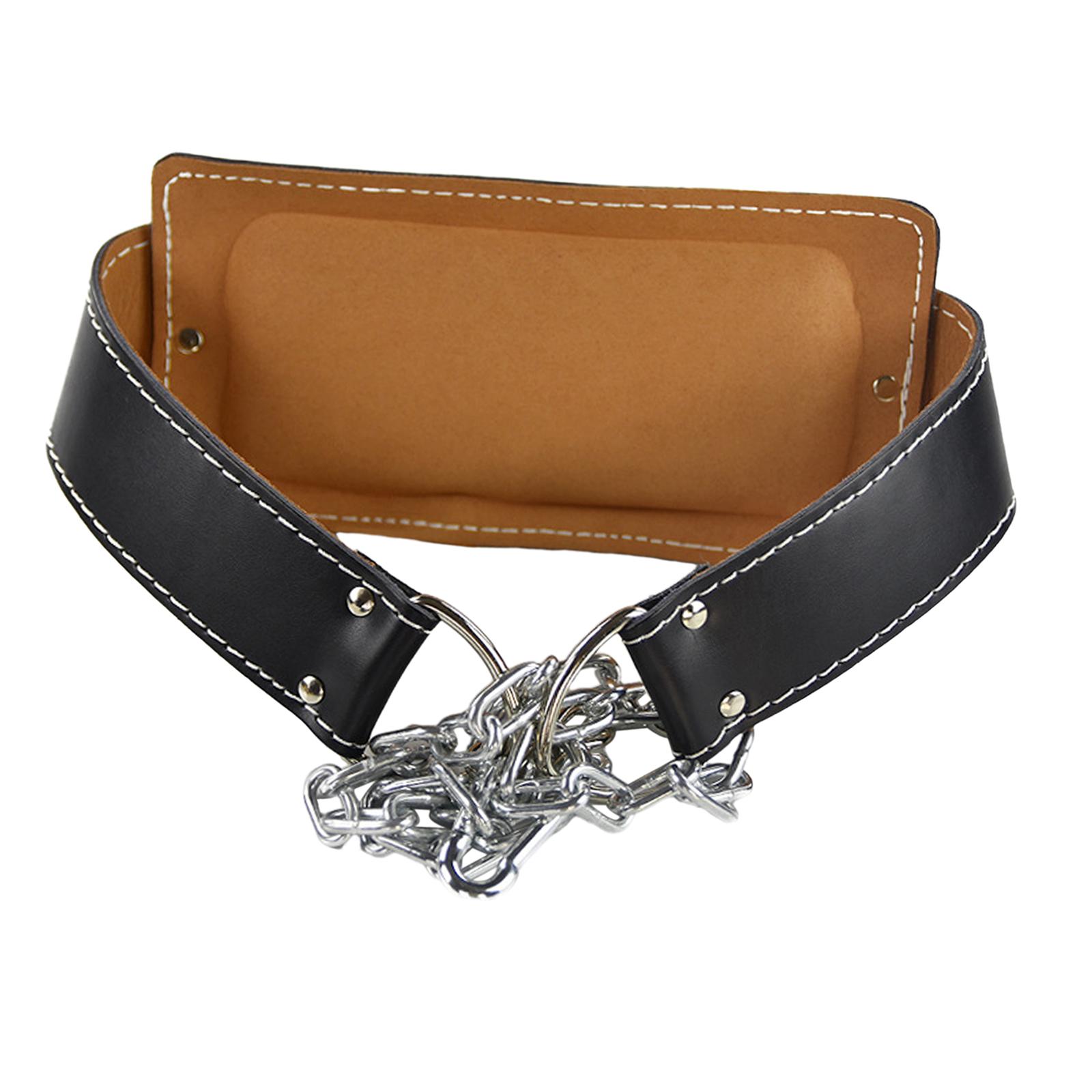 เข็มขัดยกน้ำหนักพร้อมโซ่ ทำจาก - Leather Workout Belt บทวิจารณ์และราคา