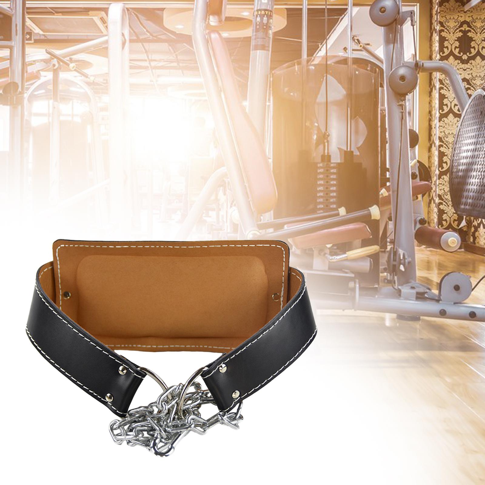 เข็มขัดยกน้ำหนักพร้อมโซ่ ทำจาก - Leather Workout Belt บทวิจารณ์และราคา