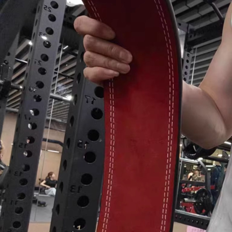 เข็มขัดยกน้ำหนักหนังวัวแท้แบบค - Leather Workout Belt บทวิจารณ์และราคา