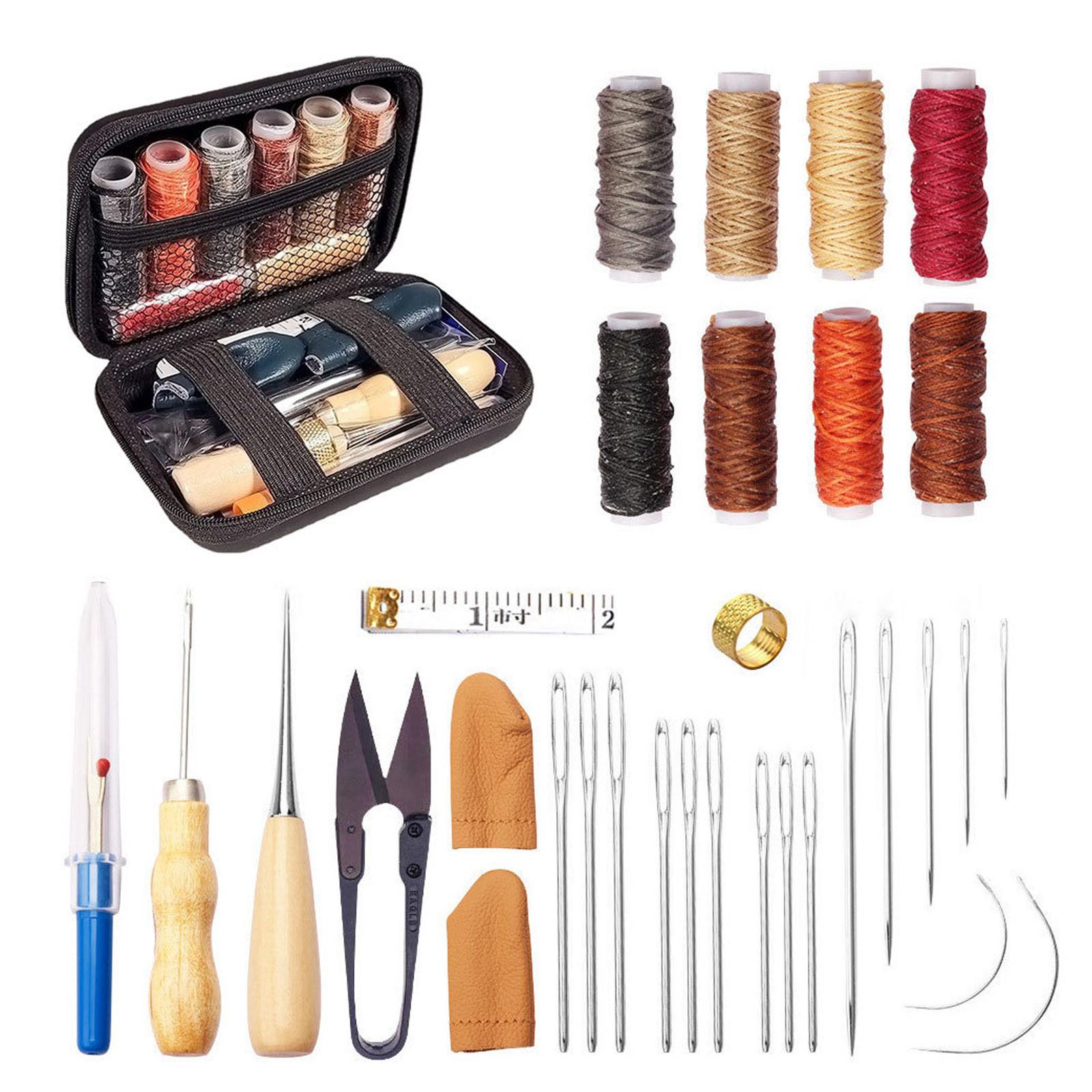 ชุดเครื่องมือหนัง 32 ชิ้น ชุดอ - Beginner Leatherwork Kit บทวิจารณ์และราคา