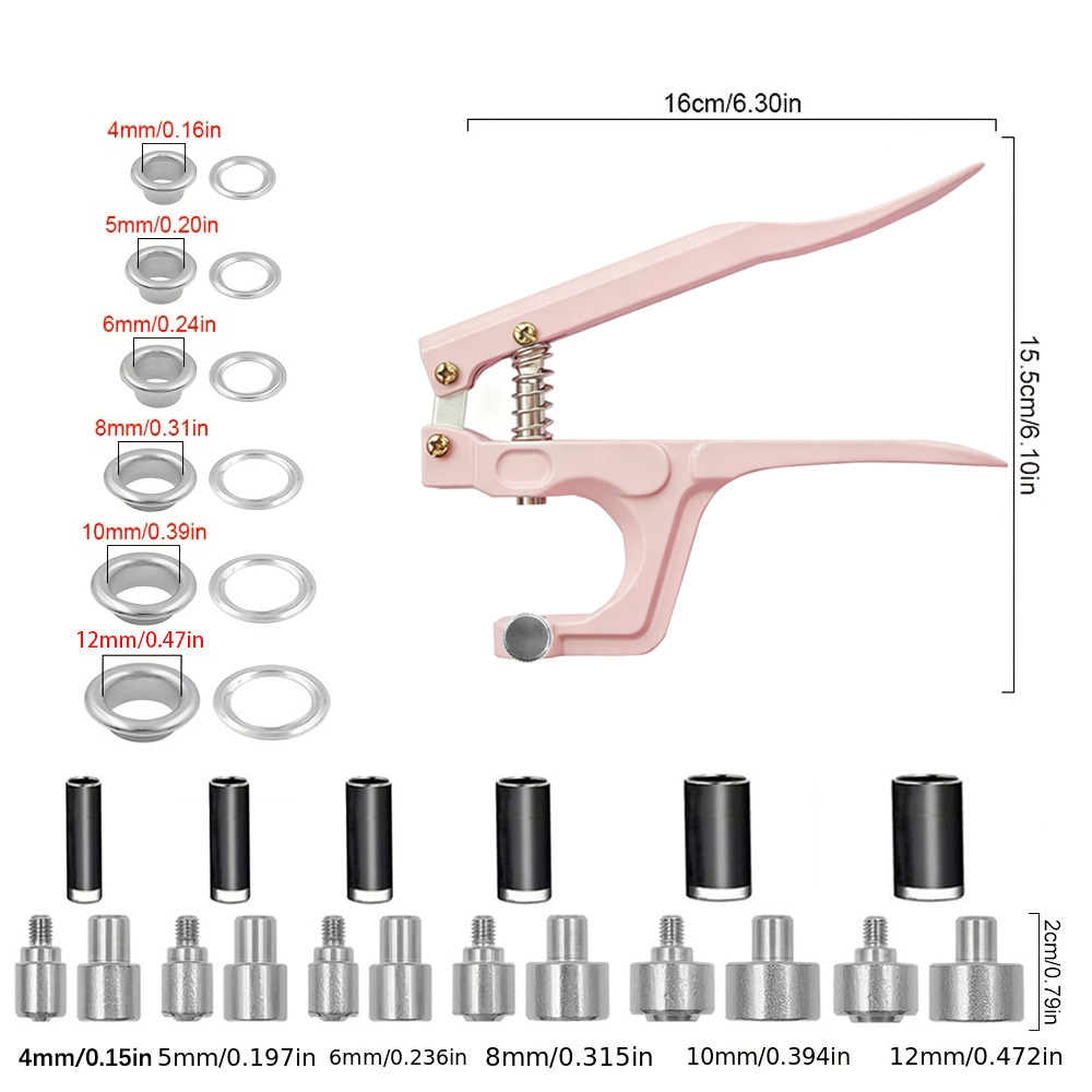 ชุดเครื่องมือเจาะรูพร้อมแม่พิม - Leatherwork Press บทวิจารณ์และราคา