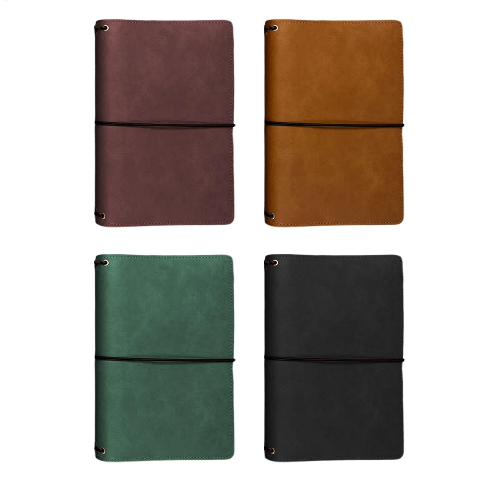 ปกสมุดบันทึก A5 หนัง PU วินเทจ - Leather Work Notebook บทวิจารณ์และราคา