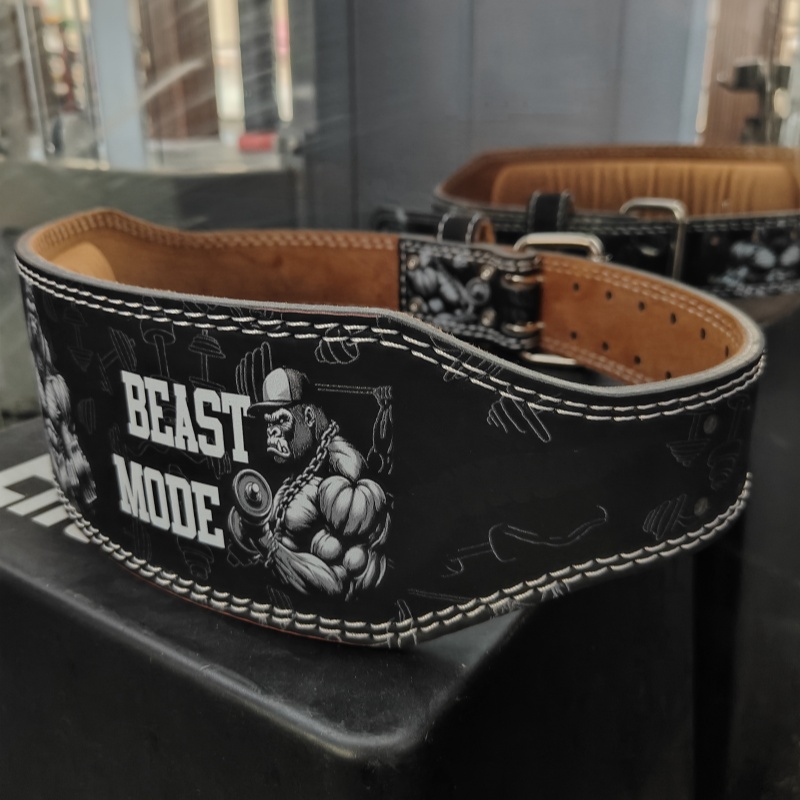ผู้ชายเข็มขัดยกน้ําหนัก GYM ผู - Leather Workout Belt บทวิจารณ์และราคา