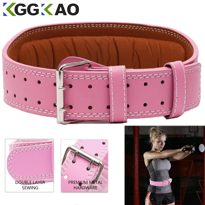 เข็มขัดยกน้ำหนักออกกำลังกายทำจ - Leather Workout Belt บทวิจารณ์และราคา